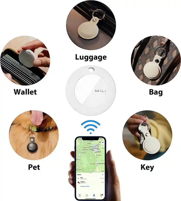 MiLi MiTag Android Location Tracker Device Compatible with Google’s Find My Device